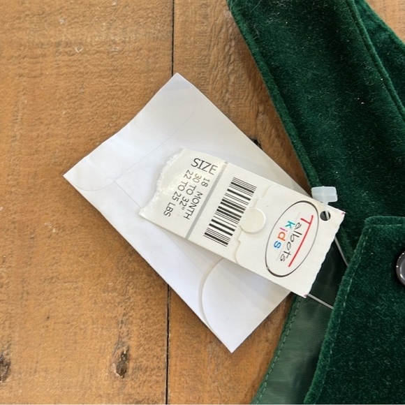 Talbots green vintage Christmas shortall romper nwt - Picture 3 of 5